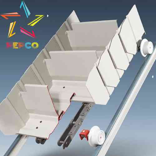 BAFFLE PLATE FOR PAN CONVEYOR