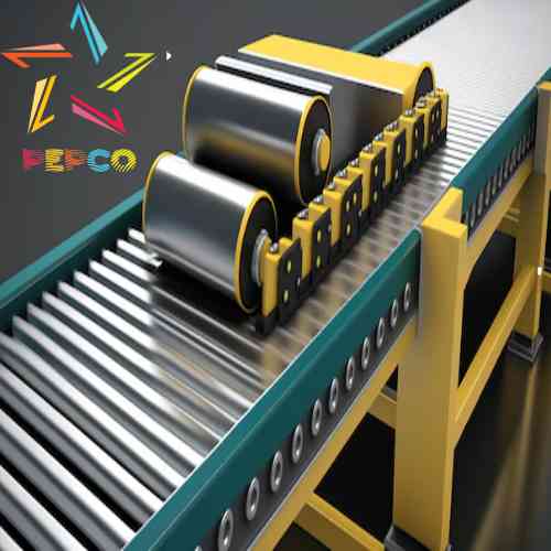 PAN CONVEYOR WITH ROLLERS